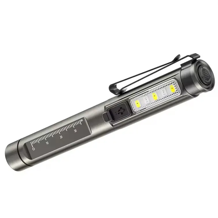 Nieuwe Dubbele Lichtbron Penlamp, Oplaadbare Zaklamp, Mini Oraal Werklicht