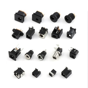 DC-007B直角6ピンメスDCソケットジャックDCプラグ2.1*5.5mm金属シェル付き - Product Image 4