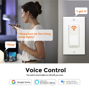 マタースマートライトスイッチ米国標準ワイヤレスWiFiスイッチスマートライフホームサポートAppleHomeAlexa自動スマートライトスイッチ - Product Image 6