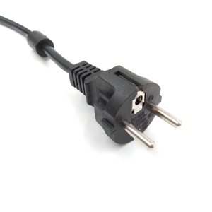 16A 250V SCHUKO CEE 7/7ปลั๊กยุโรปพร้อมสาย3G1.0mm2 H05VV-F ไปยัง10A 250V IEC สายไฟคอมพิวเตอร์ C13กับเฟอร์ไรต์บีด - Product Image 3