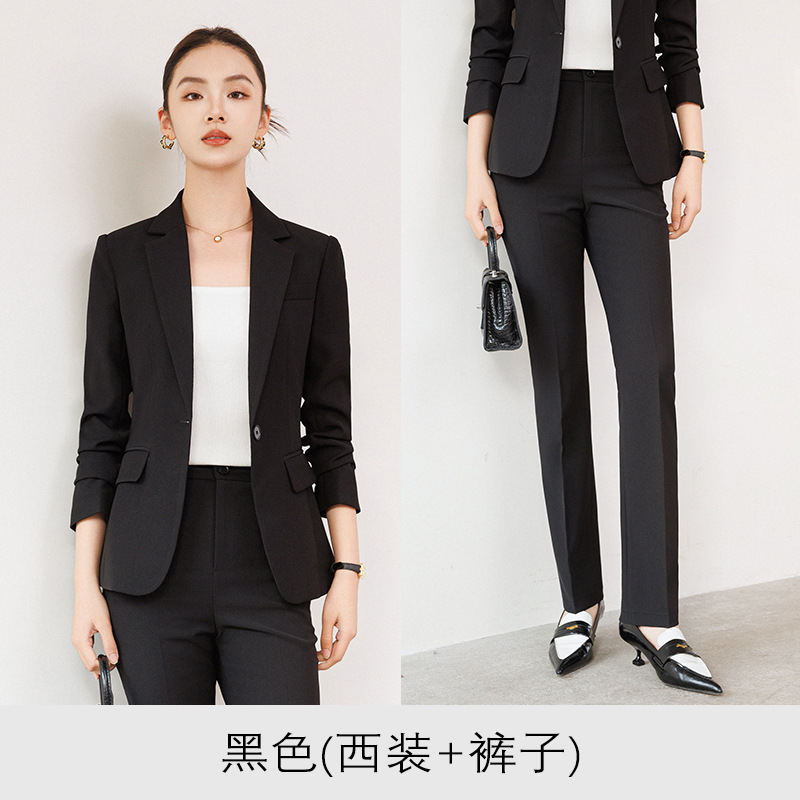 Black suit pants