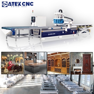 Vendita in fabbrica quattro mandrini completamente automatico carico e scarico ATC Router macchina di CNC facile da usare ecologico