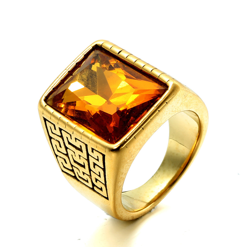 Gemme jaune doré