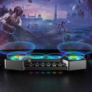 Fifine Ampligame A16 RGB inalámbrico para Bluetooth altavoz portátil para juegos para PC y computadora óptimo para jugadores - Product Image 1