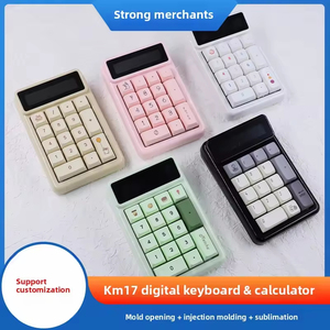 Wholesale Portable Mini Pink <strong>USB</strong> <strong>Keyboard</strong> 17Keys Financial Accounting Digital Computer Keypad New Condition Mechanical Laptop - Product Image 2