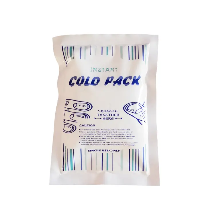 Özel tıbbi toksik olmayan buz paketleri sarar anlık soğuk paketi