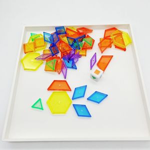 Juego de Mini tarros, contadores de juego sensorial, juego de números translúcidos, bloques de patrón, aprender a contar colores, clasificación y secuenciación, Juguetes - Product Image 3