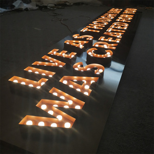 ไฟตัวอักษร LED ตกแต่งงานแต่งงาน,ไฟป้ายสัญลักษณ์สำหรับตกแต่งบ้านปาร์ตี้ - Product Image 1