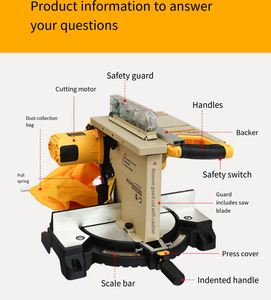 <strong>All</strong>-<strong>in</strong>-One Multifunction Miter <strong>Saw</strong> 220v Table Miter <strong>Saw</strong> - Product Image 3
