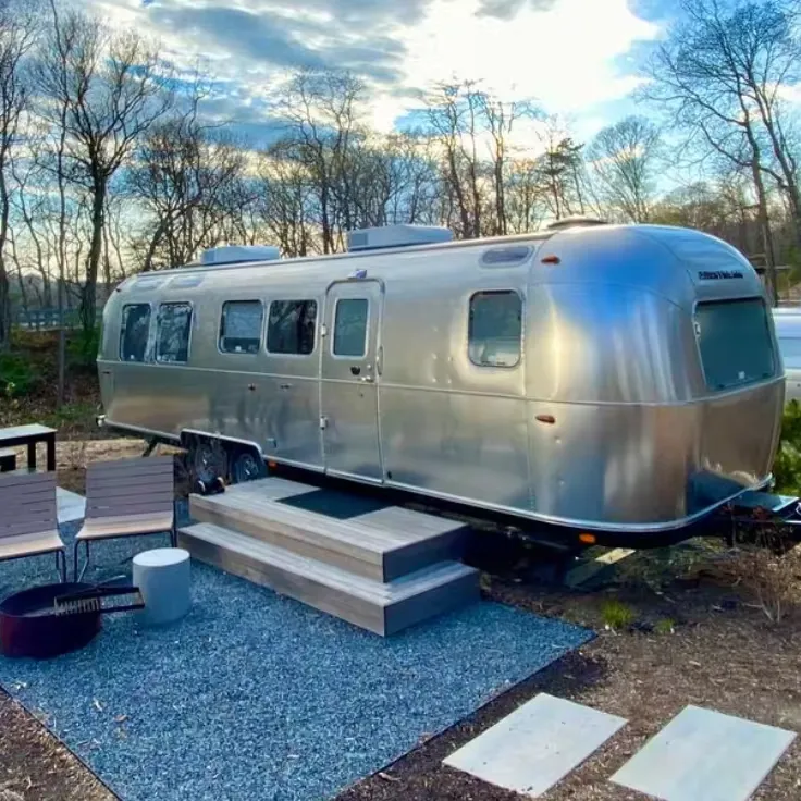 Fabricante de casas modulares pré-fabricadas minúsculas, casa de alumínio, cabine de maçã, trailer de viagem, trailer para viver