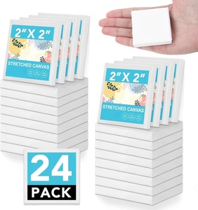 24 Gói Mini Kéo Dài Vải 2x2 Inch Nhỏ Vuông Bông Vải Số Lượng Lớn Cho Bức Tranh Trẻ Em Nguồn Cung Cấp Nghệ Thuật Thủ Công DIY Dự Án - Product Image 1