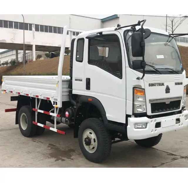 شاحنة هوو الصينية الخفيفة 4X4 4 طن 4-10 طن شاحنة صغيرة تنازلات سعر التفاوض تسليم سريع