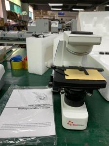 便携式数字光学显微镜10x物镜生物型带LED光源双目出厂价格 - Product Image 3
