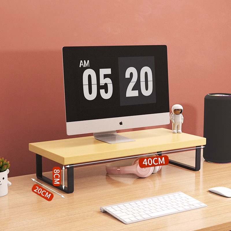 40X20X8CM Natural wood color with black frame