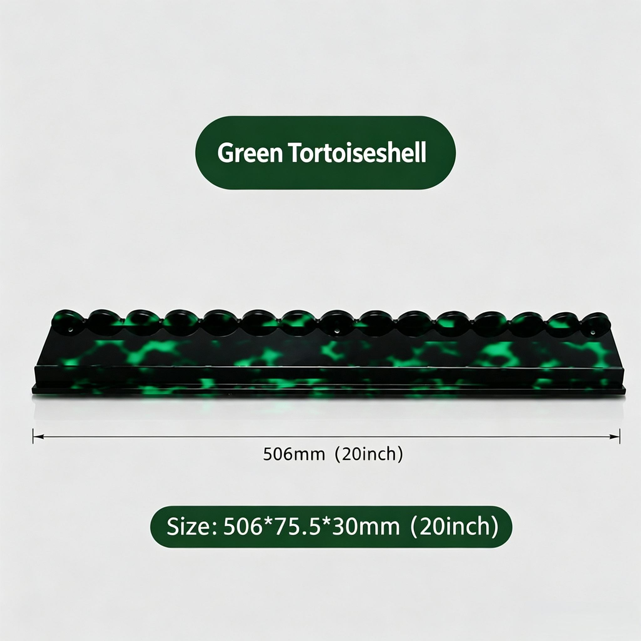 Green Mahjong Racks & Pushers x4