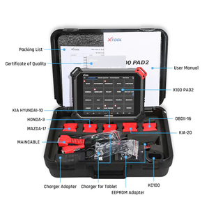 X-TOOL X100 PAD2 Pro Pad 2 meglio di X300 Pro3 DP programmatore chiave automatico con 4th e 5th Immo per la maggior parte dei modelli di Auto - Product Image 5