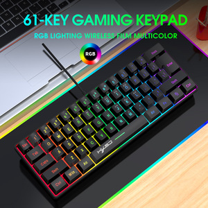 2023 teclado mecanic espanol迷你teclado gamer abs led para android有线机械游戏键盘与60% 布局 - Product Image 2