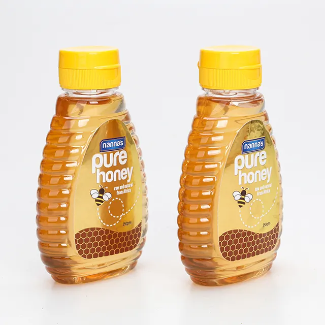 Malesia RPET PET 160ml riempimento imballaggio contenitore imballaggio miele barattolo sciroppo bottiglie di plastica per miele