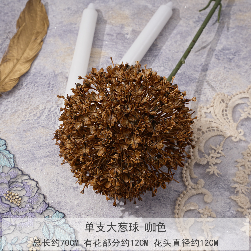 L-Single Boule d'oignon vert-Marron
