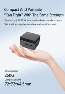 デスクトップミニPCIn-tel N5105 WIFI Type C HDPCIEサポートWin10ポケットスモールコンピューター - Product Image 5