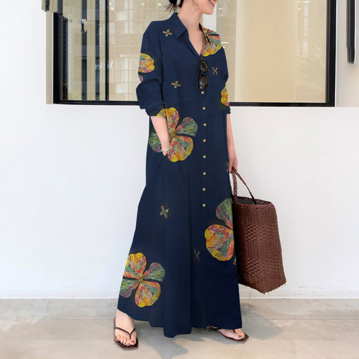 Navy Floral