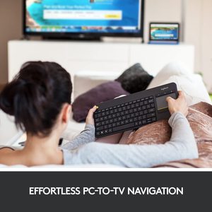 罗技K400 Plus无线触摸键盘无线键盘办公IPad蓝牙键盘，适用于带媒体控制的电脑笔记本电脑 - Product Image 6