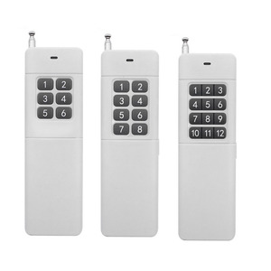 รีโมทคอนโทรล RF ไร้สาย433 MHz EV1527การเรียนรู้รหัสรีโมท12ปุ่ม - Product Image 1
