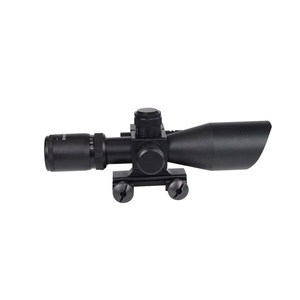 LUGER <strong>2</strong>.5-10x40 Red Green Illuminated long range Scope with Red Laser Combo hunting tactical optical sight magnifier - Product Image 3