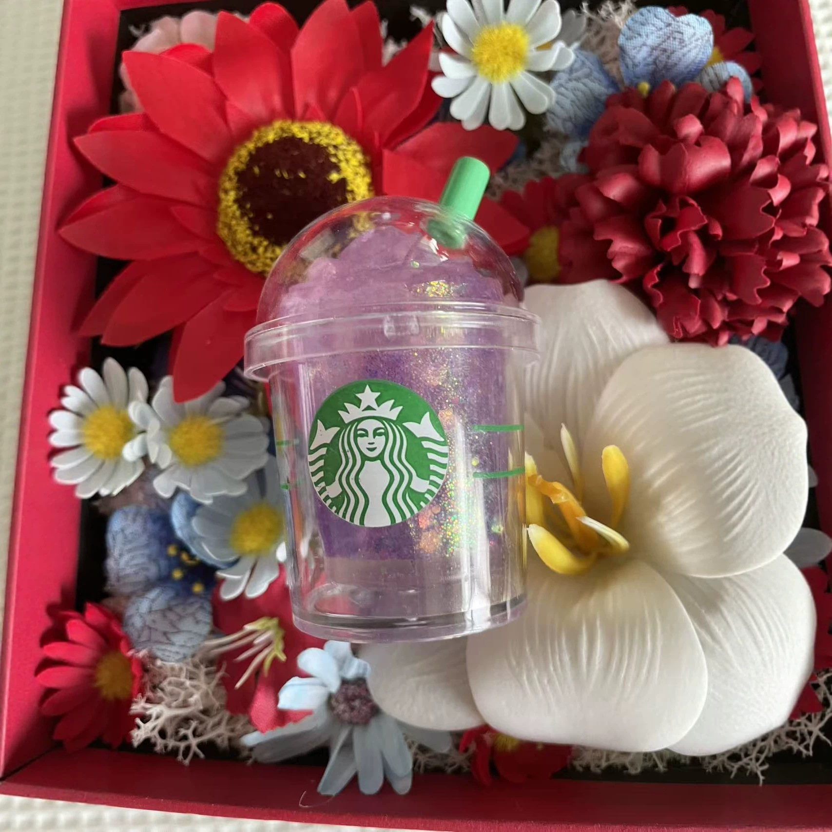 Mini tasse de lait starbucks violet-maltose-50g