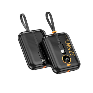 Banco de energía de 20000mAh, cargador PD22.5w QC3.0 de carga rápida con cables integrados - Product Image 6