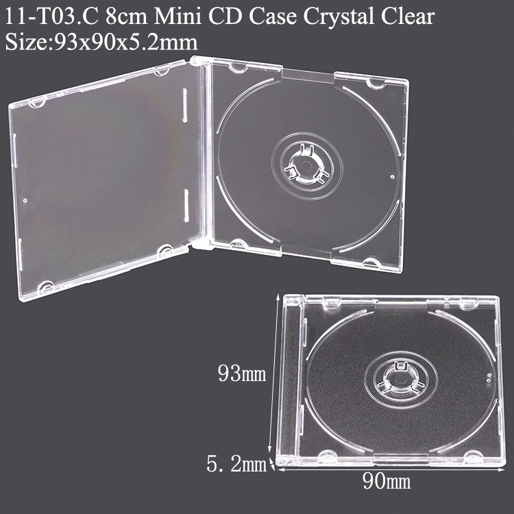 T03 5.2mm Mini CD Case Clear