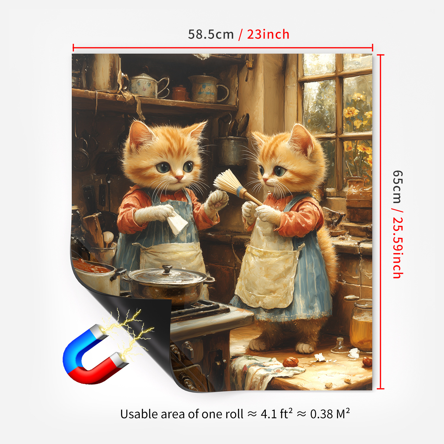F -- 65x58.5CM