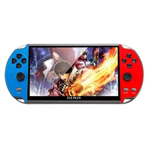 X12 PLUSミニレトロ7.1インチHDスクリーンハンドヘルドゲームコンソールポータブル内蔵クラシックゲームPS1 GBA FCビデオプレーヤーWi-Fi用 - Product Image 1