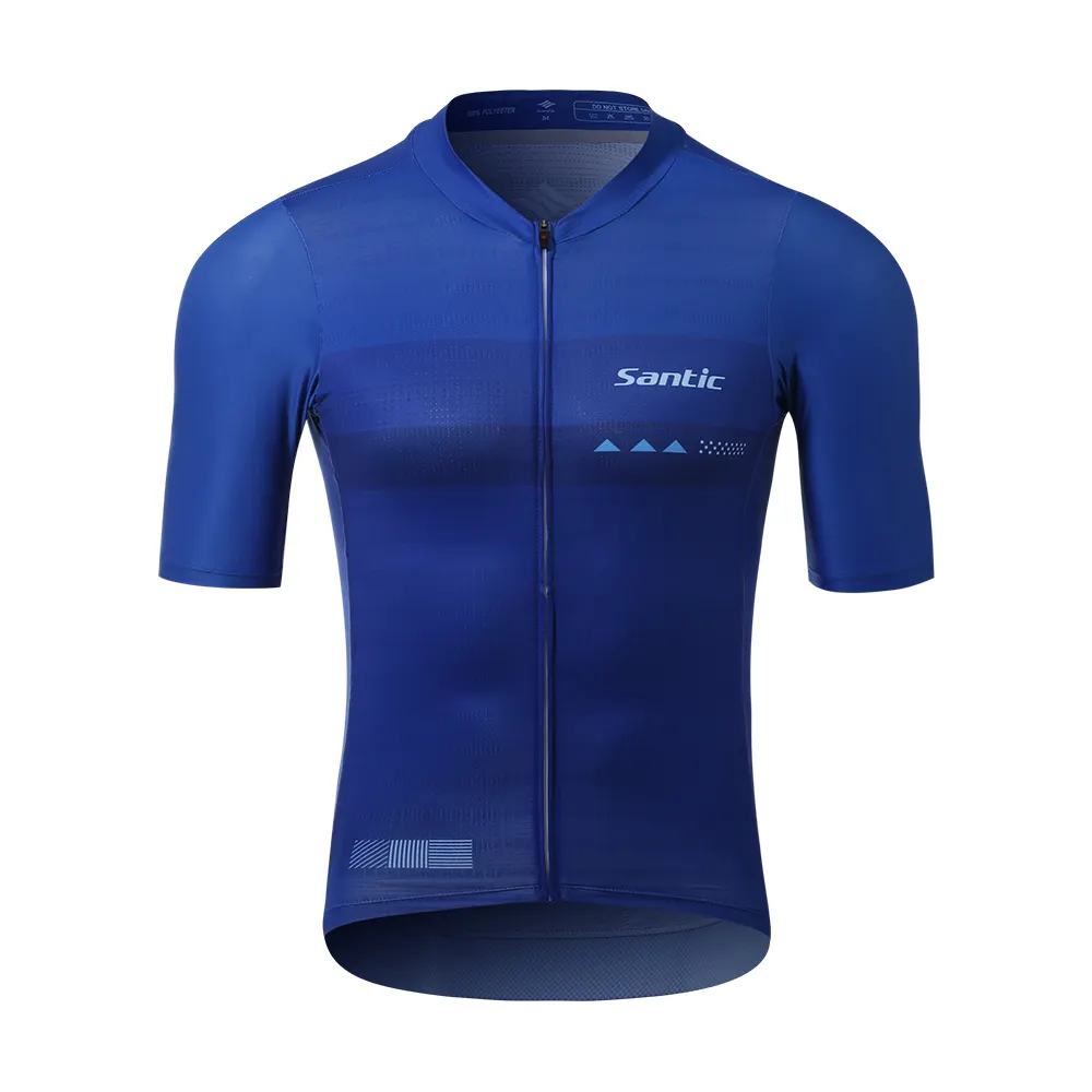 Santic uomo Pro Cycling Jersey Estate doganale Traspirante Quick-dry MTB Strada Della Bici Della Bicicletta Jersey Roupa Ciclismo Abbigliamento Ciclismo