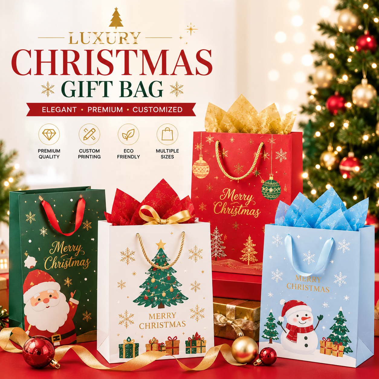 Navidad personalizada roja