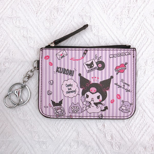 Dễ thương kuromi pochacco của tôi giai điệu da đồng xu Ví Keychain Sanrio Ví chủ thẻ Mặt dây chuyền cho đám cưới giáng sinh phục sinh - Product Image 4