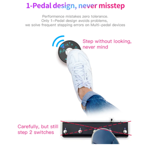 Pedal de efectos MIDI BT, controlador MIDI, controlador de efectos de Software, controlador MIDI USB, transmisión de datos de Pedal compacto inalámbrico, novedad