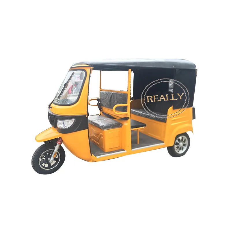 Triciclos Tuk con sistema Solar para motocicleta, triciclo de carga con cabina, gran espacio, fabricante en venta, China