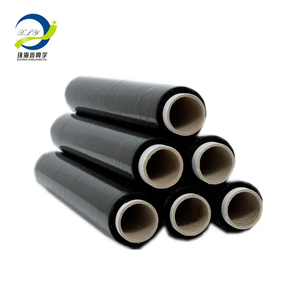 Alta Qualidade Ldpe Lldpe Stretch Film PE Shrink Film Stretch Pallet Wrap Film Preço Fábrica Embalagens Plásticas Pretas OEM Soft