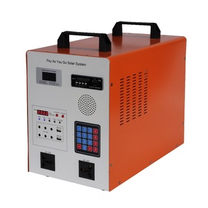 paygo太阳能家用系统，带500瓦逆变器2.56kw锂电池交流和DC PAYG太阳能套件，适用于非洲