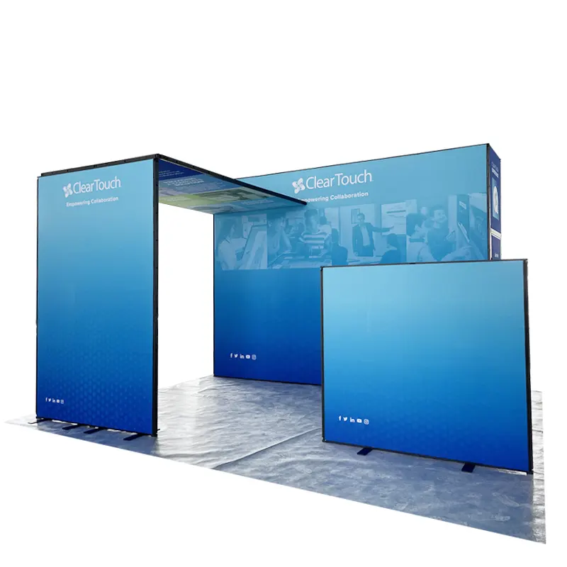 Custom 3.6m height modular exhibition display tradeshow booth 20x20 10x20
