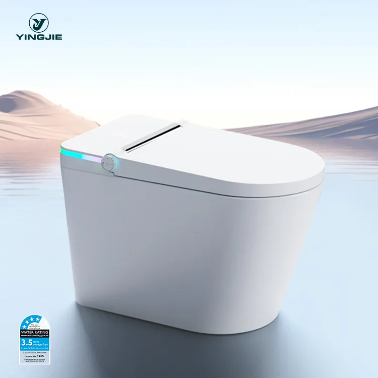Cupc akıllı tuvalet yeni tasarım inodoros akıllı sıhhi tesisat sifonik tek parça banyo tuvalet