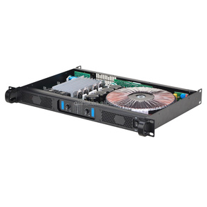 Amplificador de dos canales 1U, amplificador de audio profesional estéreo de 2Ch X 150W 8Ohm para sistema de sonido Line Array, logotipo Can Laser, A150 - Product Image 2