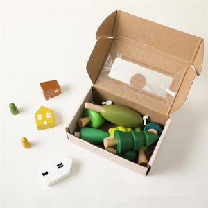 Custom Wooden Forest Trees Build Every Tree House <strong>Put</strong> <strong>Together</strong> Environmental <strong>Toys</strong> Stacking Building Blocks - Product Image 4