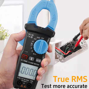 Pinza amperimétrica digital de 6000 recuentos, multímetro de rango automático con voltaje CA/CC, medidas de resistencia, continuidad de frecuencia de corriente CC - Product Image 5