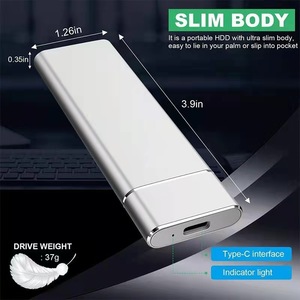3.0 USB 4T 2T 1T 2025จัดเก็บข้อมูลภายนอกที่ดีที่สุด3.1 USB แฟลชไดรฟ์แบบโซลิดสเตตไดรฟ์ M.2 SATA 500GB สำหรับพีซี/ไอโฟน - Product Image 4