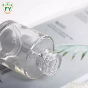 Lüks 100ml boş cam damlalıklı şişe Serum uçucu yağ ve losyon için lüks cam kozmetik şişeleri kutularda paketlenmiş - Product Image 6