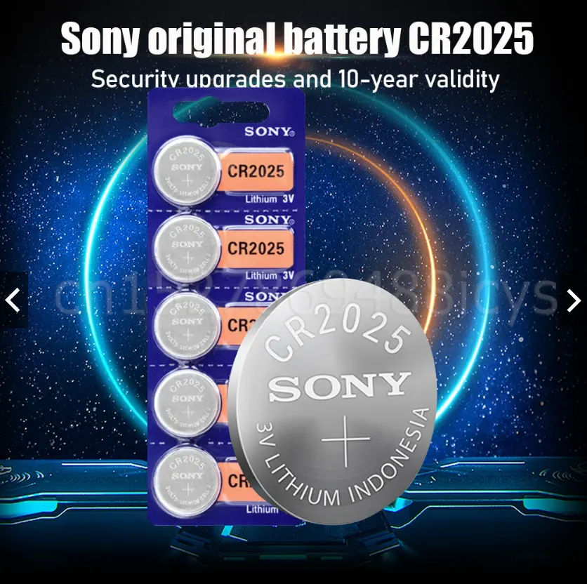 Baterai utama jarak jauh Lithium sel koin tombol 3v untuk Sony 2032 baterai Cr2032 untuk mainan jam tangan komputer cr2032