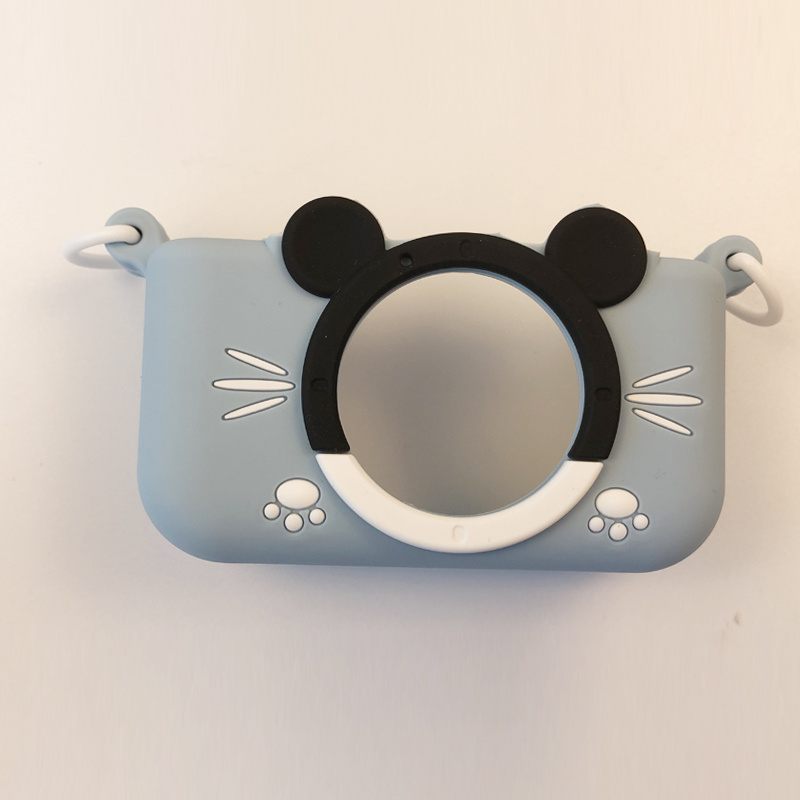 Mickey housse en silicone bleu souris