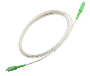 FTTH G657B3 SC/APC beyaz renk yama kablosu G657A1 tekli simplex fiber optik yama kablosu - Product Image 5